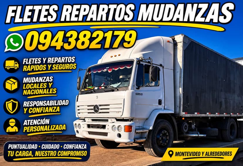 FLETES, MUDANZAS, REPARTOS